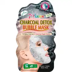 Etos 7th Heaven Charcoal Detox Bubbel Sheet Masker aanbieding