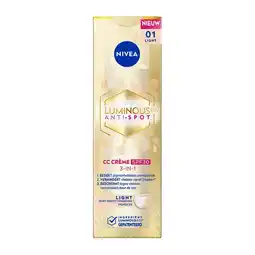 Etos NIVEA Cellular Luminous630 CC Fluid SPF30 Light 40 ML aanbieding