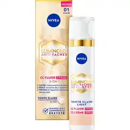 Etos NIVEA Cellular Luminous630 CC Fluid SPF30 Light 40 ML aanbieding
