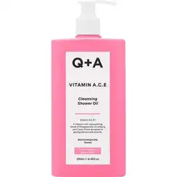 Etos Q+A Vitamin A.C.E Cleansing Shower Oil 250 ML aanbieding