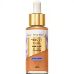 Etos Max Factor Miracle Pure Serum Foundation 80-85 Medium 30 ML aanbieding
