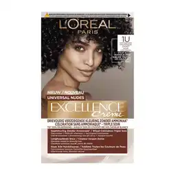 Etos L'Oréal Paris Excellence Universal Nudes Permanente Haarverf 1U Zwart aanbieding