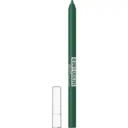 Etos Maybelline New York Tattoo Waterproof Eyeliner Gel Pencel 817 Vivid Green aanbieding