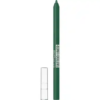 Etos Maybelline New York Tattoo Waterproof Eyeliner Gel Pencel 817 Vivid Green aanbieding