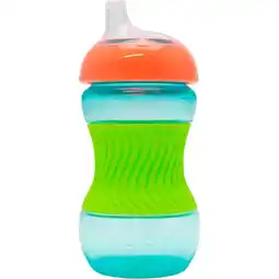 Etos Nuby Mini Easy Grip Drinkbeker Siliconen Huls Groen 180 ML aanbieding