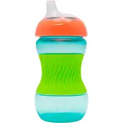 Etos Nuby Mini Easy Grip Drinkbeker Siliconen Huls Groen 180 ML aanbieding
