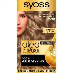 Etos Syoss Oleo Intense 7-58 Cool Beigeblond/Blond Beige Froid aanbieding