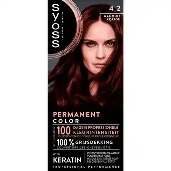 Etos Syoss Haarverf 3-3 Mahonie aanbieding