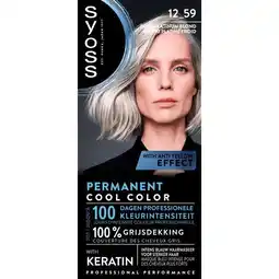 Etos Syoss Haarverf 12-59 Cool Platinum Blond aanbieding