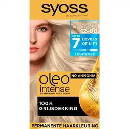 Etos Syoss Oleo Intense Oil-In-Cream Lightener 12-00 Extra Platinum aanbieding