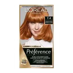 Etos L'Oréal Paris Préférence Permanente Haarkleuring 7.4 Mango aanbieding