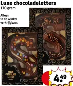Kruidvat Luxe chocoladeletters aanbieding