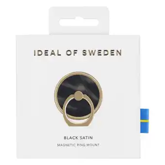Etos IDEAL OF SWEDEN Magnetic Ring Mount Black Satin aanbieding