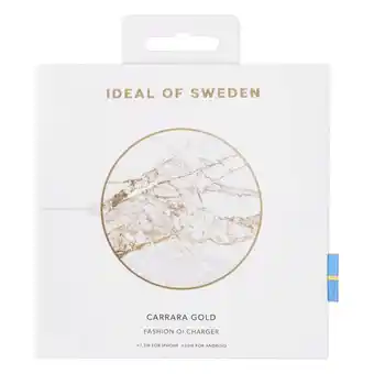 Etos IDEAL OF SWEDEN Fashion Wireless Charger Carrara Gold aanbieding