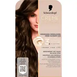 Etos Schwarzkopf Creme Supreme Haarkleuring 5-0 Natuurlijk Bruin aanbieding