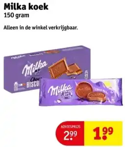 Kruidvat Milka koek aanbieding