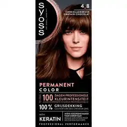 Etos Syoss Haarverf 4-8 Chocoladebruin aanbieding