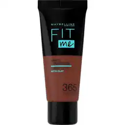 Etos Maybelline New York Fit Me Matte + Poreless Foundation 365 Espresso 30 ML aanbieding