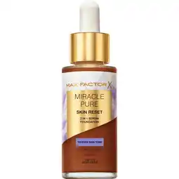 Etos Max Factor Miracle Pure Serum Foundation 100-110 Very Deep 30 ML aanbieding