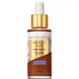 Etos Max Factor Miracle Pure Serum Foundation 100-110 Very Deep 30 ML aanbieding