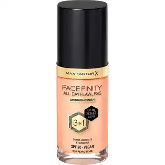 Etos Max Factor Facefinity Foundation Pearl Beige/C35 30 ML aanbieding
