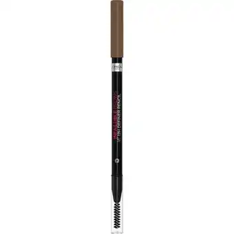 Etos L'Oréal Paris Infaillible Brow 12H Definer Wenkbrauwpotlood 3.0 Brunette aanbieding
