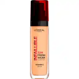 Etos L'Oréal Paris Infaillible 32HR Fresh Wear 235 Honey Foundation met SPF25 30 ML aanbieding