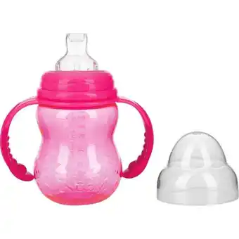 Etos Nuby Oefenfles Uit Tritan Met Tuit Brede Hals 6M+ aanbieding