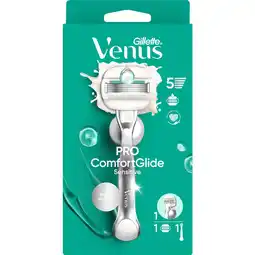Etos Gillette Venus Pro ComfortGlide Sensitive Scheersysteem 5 Blades + 1 Navulmesjes aanbieding
