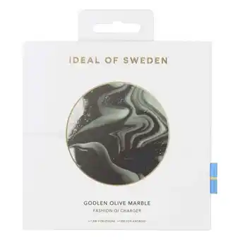 Etos IDEAL OF SWEDEN Fashion Wireless Charger Golden Olive Marble aanbieding