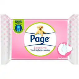 Etos Page Vochtig Toiletpapier - Sensitive aanbieding