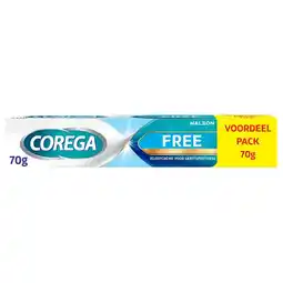 Etos Corega Free Kleefcreme Kunstgebitten - 70 GR aanbieding