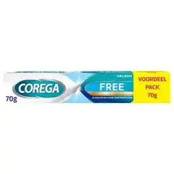 Etos Corega Free Kleefcreme Kunstgebitten - 70 GR aanbieding