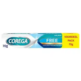 Etos Corega Free Kleefcreme Kunstgebitten - 70 GR aanbieding
