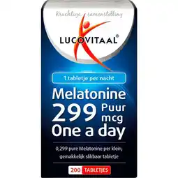 Etos Lucovitaal MELATONINE 299 MCG PUUR aanbieding