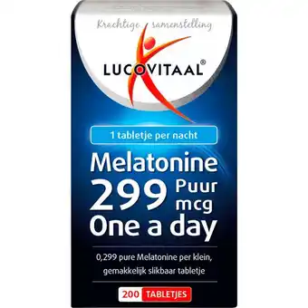 Etos Lucovitaal MELATONINE 299 MCG PUUR aanbieding