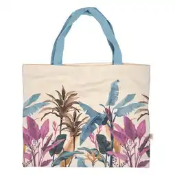 Etos Etos Tote Bag Katoen Botanische Print 55 x 45 cm aanbieding