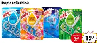 Kruidvat Harpic toiletblok h aanbieding