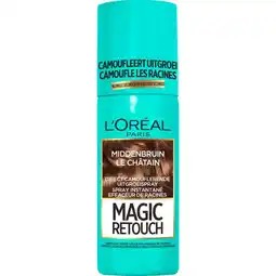 Etos L'Oréal Paris Magic Retouch Camouflerende Uitgroeispray Middenbruin 75 ML aanbieding