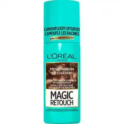 Etos L'Oréal Paris Magic Retouch Camouflerende Uitgroeispray Middenbruin 75 ML aanbieding