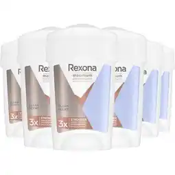 Etos Rexona Women Maximum Protection Clean Scent Deodorant Stick 45 ML Multipack 6 stuks aanbieding