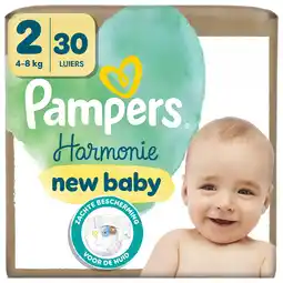 Etos Pampers Harmonie Luiers Maat 2 4-8 KG 30 Stuks aanbieding