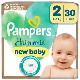 Etos Pampers Harmonie Luiers Maat 2 4-8 KG 30 Stuks aanbieding