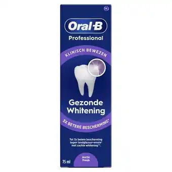 Etos Oral-B Professional Gezonde Whitening Arctic Fresh Tandpasta - 75ML aanbieding