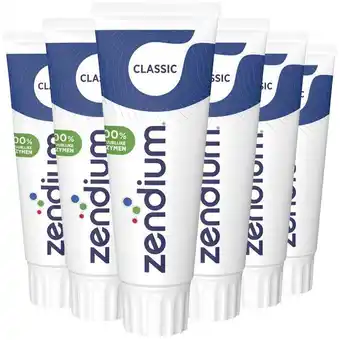 Etos Zendium Classic Tandpasta 75 ML Multipack 6 stuks aanbieding