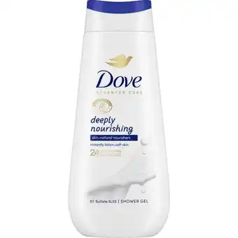 Etos Dove Advanced Care Showergel Deeply Nourishing 225 ML aanbieding