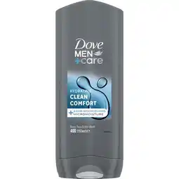 Etos Dove Men+Care Clean Comfort Douchegel 400 ML aanbieding