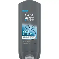 Etos Dove Men+Care Clean Comfort Douchegel 400 ML aanbieding