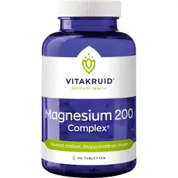 Etos Vitakruid Magnesium 200 Complex - 90 tabletten aanbieding