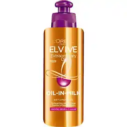 Etos L'Oréal Paris Elvive Extraordinary Oil Krulverzorging Oil-In-Milk 200 ML aanbieding